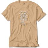 Z zepplin Metallica Grave Two Skeletons Krem Tişört - 5XL