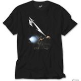 Z zepplin Metallica James Lighting Siyah Tişört - 5XL