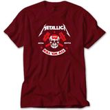 Z zepplin Metallica Kill'em All Kırmızı Tişört - XS