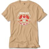 Z zepplin Metallica Kill'em All Krem Tişört - 4XL
