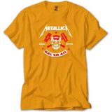 Z zepplin Metallica Kill'em All Sarı Tişört - XS