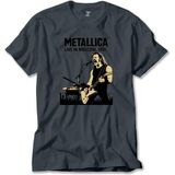 Z zepplin Metallica Live In Moscow Füme Tişört - 5XL
