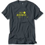 Z zepplin Metallica Lux Æterna Logo Füme Tişört - 5XL