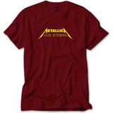Z zepplin Metallica Lux Æterna Text Kırmızı Tişört - 4XL