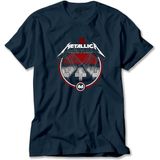 Z zepplin Metallica Master Of Puppets Albums Lacivert Tişört - 5XL
