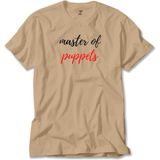 Z zepplin Metallica Master Of Puppets Text Krem Tişört - 2XL
