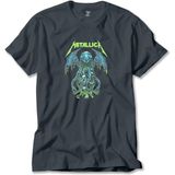 Z zepplin Metallica Octopus Bat Füme Tişört - 3XL