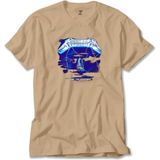 Z zepplin Metallica Ride The Lightning Krem Tişört - 3XL