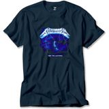 Z zepplin Metallica Ride The Lightning Lacivert Tişört - XL