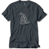 Z zepplin Metallica Snake Logo Füme Tişört - 4XL
