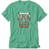 Z zepplin Metallica Spitout The Bone Yeşil Tişört - 4XL