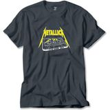 Z zepplin Metallica Tape Füme Tişört - 2XL