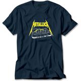 Z zepplin Metallica Tape Lacivert Tişört - 3XL