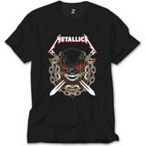 Z zepplin Metallica Warrior Siyah Tişört - 3XL