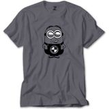 Z zepplin Minion Bmw Gri Tişört - XL