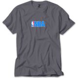 Z zepplin Nba Logo Gri Tişört - XL