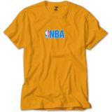 Z zepplin Nba Logo Sarı Tişört - 3XL
