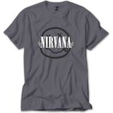 Z zepplin Nirvana Guitar Gri Tişört - S