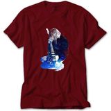 Z zepplin Nirvana Kurt Cobain Galaksi Kırmızı Tişört - 2XL