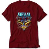 Z zepplin Nirvana Poster Kırmızı Tişört