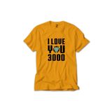 Z Zepplin RT0791 Iron Man Love 3000 Sarı Erkek T-shirt