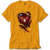 Z Zepplin RT4613 Iron Man Body Sarı Erkek T-shirt