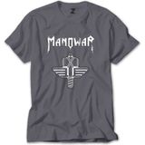 Z Zepplin RT5963 Manowar Sign Of The Hammer Neon Gri Erkek T-shirt