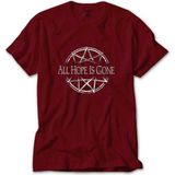 Z zepplin Slipknot All Hope Is Gone Kırmızı Tişört - 4XL