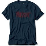 Z zepplin Slipknot Text Lacivert Tişört - 4XL