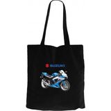 Z zepplin Suzuki Gsx R600 Siyah Kanvas Bez Çanta - 35x40cm