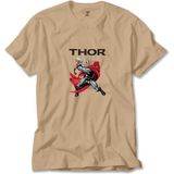 Z zepplin Thor Character Animation Krem Tişört - 2XL