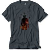 Z zepplin Uncharted 4 Nathan Drake Adventure Füme Tişört - 3XL