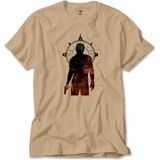 Z zepplin Uncharted 4 Nathan Drake Adventure Krem Tişört - 3XL