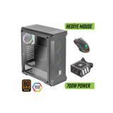 Z5 Surena ARGB Gaming Bilgisayar Kasası (4×120mm Fan + Kumanda) – 700W 80+ Bronze PSU Dahil