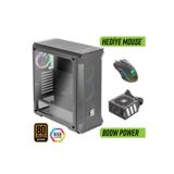 Z5 Surena ARGB Gaming Bilgisayar Kasası (4×120mm Fan + Kumanda) – 800W 80+ Bronze PSU Dahil