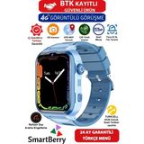 Z50 Görüntülü Görüşme Gps Wıfı Net Konum Gizli Dinleme Akıllı Çocuk Takip Saati Sim Kartlı - Mavi