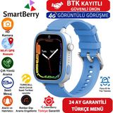 Z51 Görüntülü Görüşme Gps Wıfı Net Konum Gizli Dinleme Akıllı Çocuk Takip Saati Sim Kartlı - Mavi