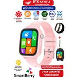 Z53 Çocuk Takip Saati, Görüntülü Görüşme, Gps, Wi-Fi, Net Konum, Gizli Dinleme, Sim Kartlı, Pembe - Seçenek 1 - Ahşap - Bej