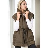 Z9747 DEWBERRY BAYAN YELEK-HAKİ