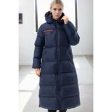 Z9756 Dewberry Bayan Şişme Kaban-Lacivert