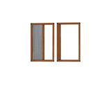 ZAANAT SİNEKLİK Plise Pileli Sineklik -(en:100 Cm X 207cm)- Kapı Sineklik Sürgülü Sineklik Koyu Kahve