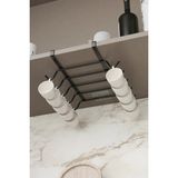 Zabata Siyah Metal 10 Kancalı Fincan Kupa Bardak Askısı 32 x 23 cm Pratik Düzenleyici