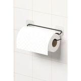 Zabata Yapışkanlı Kağıt Havluluk Siyah Kağıt Havlu Askısı Tutacağı Metal Banyo Mutfak Havluluğu Minimal
