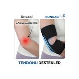 zabinza Epikondilit Bandajı Tenisçi Dirseği Bandı Golfçü Dirseği Destekli Dirseklik Kol Sabitleyici Sporcu Dirsek Koruyucu Ayarlanabilir Sıkılaştırmalı Dirsek Bandı