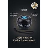 zabinza Gyro Ball Bilek Güçlendirici Top - El ve Ön Kol Egzersiz Aleti - Otomatik Başlatmalı