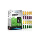 Zade Vital Concept Shape L-karnitin, Omega 3, Aspir, Çörek Otu, Guarana, Taurin Takviye Edici Gıda (60 Kapsül)