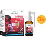 Zade Vital Vitamin B12 Duo 1000 Mcg Sprey 10 ml - 3 Adet (Toplam 30 ml) - Dezenfektan Hediyeli (%72 Alkol)