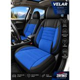 Zafaks Fiat Egea Cross Uyumlu Velar Serisi Tay Tüyü Oto Koltuk Kılıfı – Ortopedik Tam Set - Mavi