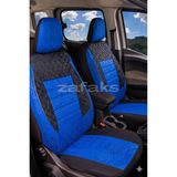 Zafaks Fiat Fiorino Uyumlu Oto Koltuk Kılıfı Gofraj - Mavi
