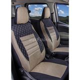 Zafaks Peugeot 307 Uyumlu Oto Koltuk Kılıfı Gofraj - Bej